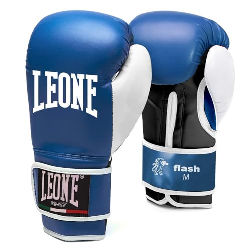LEONE 1947, Flash Guantoni da Boxe, Unisex – Adulto, Blu, 10M, GN083