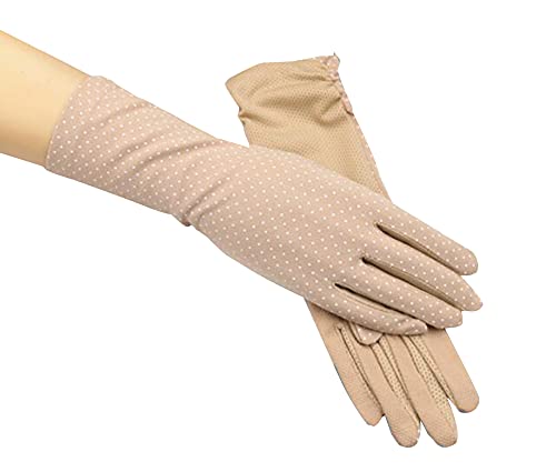 Gants à écran tactile pour femmes Gants étendus de protection UV pour l'été # 10 Cover