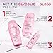L'Oreal Paris Elvive Glycolic + Gloss Shine Boosting Shampoo and Conditioner Set, Cleanses and Smooths Dull, Porous Hair Into High-Shine, Glossy Hair, 1 Kit
