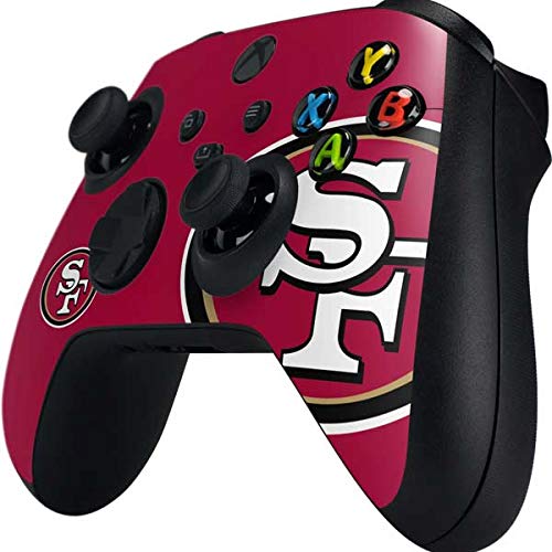 Skinit Decal Gaming Skin Compatible with Xbox Series X Controller - Officially Licensed NFL San Francisco 49ers Large Logo Design
