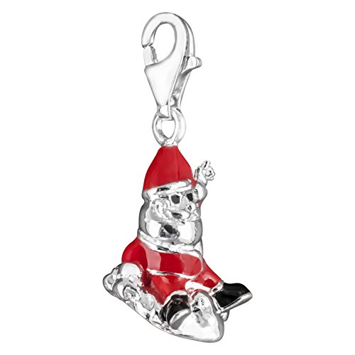 Charm plata Thomas Sabo Papa Noel para pulsera navideña