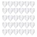 pizarra 30 Pcs Sublimation Pet Bandana Heat Washable DIY Triangle Dog Scarf Bibs Kerchief for