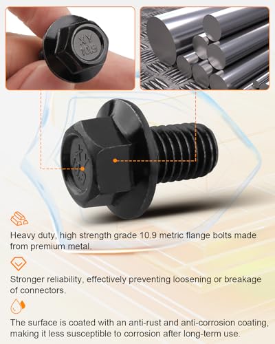 Pernos convertidor de par 4L60E 4L80E 700R4 tornillos transmisión GM 2307304 3