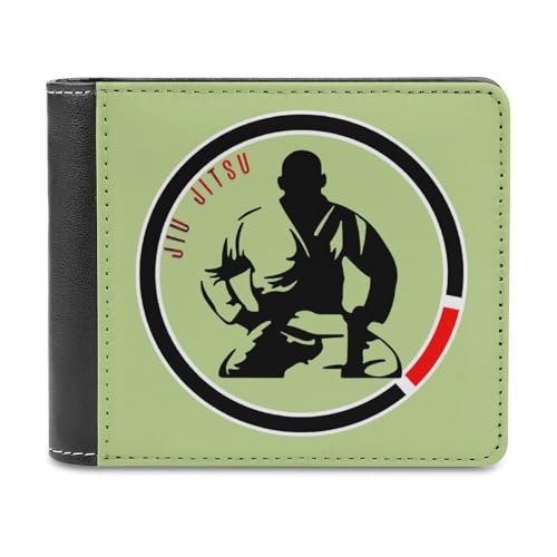 Jiu Jitsu Fashion Bifold Wallets for Men Women Slim & Thin Credit Card Holder Wallet Purse