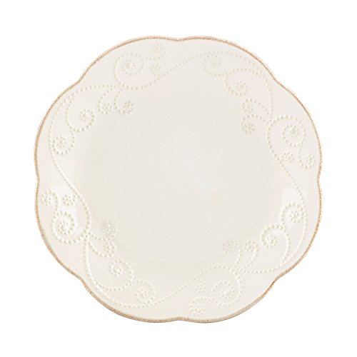 Image of Lenox French Perle Dessert Plates, White, Set of 4