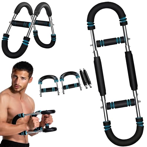Ejercitador De Brazos En Forma De U, Expansor De Pecho Ajustable, Entrenamiento De Bíceps,Tríceps,Hombros,Espalda,Antebrazos Y Muslos Internos,Entrenamiento De Fuerza Para La Parte Superior Del Cuerpo