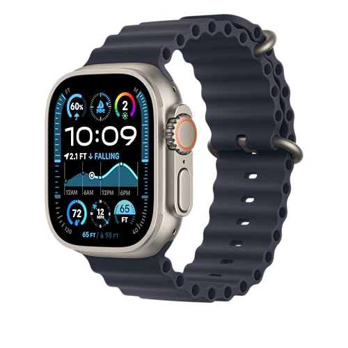 Image of Apple Watch Band - Ocean Band - 49mm - Navy - Extra Large