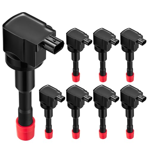 Image of Set of 8 Ignition Coil UF374 Compatible with Honda Civic 2003 2004 2005 2006 2007 2008 2009 2010 2011 1.3L l4 2003-2011 Civic Replaces C1408 30521PWA003 E404 UF-374 GN10248 30521REAZ01 C688