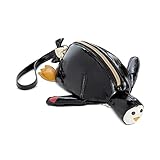 Betsey Johnson Tuxedo Tales Wristlet Handbag,Black