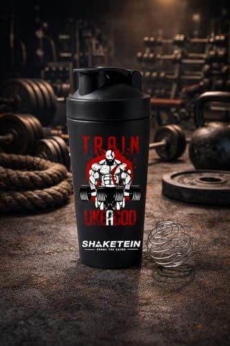 Image of Stainless Steel Gym Shaker Bottle 750ml | Leak Proof Protein Mixer Shaker | BPA Free | Metal Sports Water Bottle for Gym, Workout & Fitness (Anime-22-BLACK)