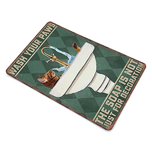 DAIERCY Metal Sign Wash Your Hand The Soap Is Not Just for Decoration Bathroom Decor Tin Signs Vintage Bar Man cave Garage Kitchen Home Wall Art Decor 140x200 mm steampunk buy now online DAIERCY Metal Sign Wash Your Hand The Soap Is Not Just for Decoration Bathroom Decor Tin Signs Vintage Bar Man cave Garage Kitchen Home Wall Art Decor 140x200 mm steampunk buy now online