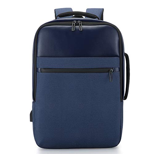 MMGC Mochila      Bolsa De Ordenador Para Hombre Retro Con Cuero Viaje Impermeable Al