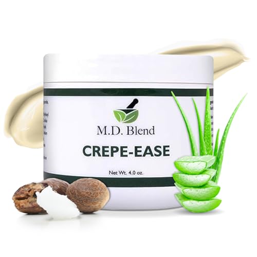 M.D. Blend Crepe-Ease Body Moisturizer Anti Aging Retinol Cream Firming, Smoothing & Hydrating Cream for Crepey Skin on Neck, Arms & Legs Crepe Skin Repair, Advanced Crepe Fix, 4 oz