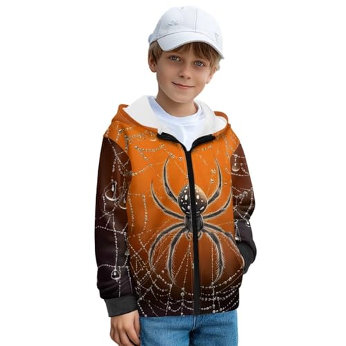 Boys Girls Hoodies 3D Printed Cool Hooded Lightweight 5-14T Hooded Pullover Plush Sweatshirt for Kids