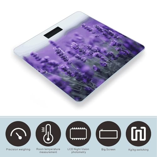 Báscula Digital de Baño FekiLoot Vidrio Templado miniatura 3