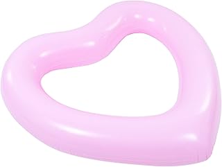 BESPORTBLE Anel De Natação Rosa Para Crianças Playset Ao Ar Livre Piscina Para Crianças Flutuador De Piscina Anel De Natação Para Festa Praia Tubos Infláveis Anel De Natação Inflável