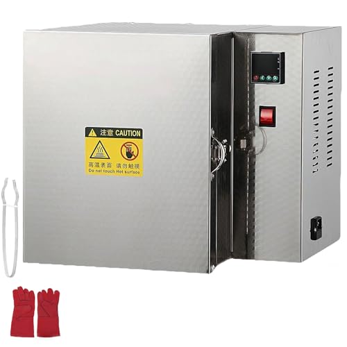 KPOUYYDS Table Top Burnout Furnace Oven Machine, Electric Ceramic Laboratory Muffle Furnace, Muffle Furnace High Temperature Burnout,Sintering Furnace for Metal Processing Ceramic Glazing