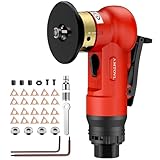 AMTOVL Pneumatic Chamfering Tool - Mini Air Chamfer Tool with 10 C-Angle & 10 R-Angle Blades, 45° 30000 RPM Chamfering Tool for Metal and Wood with 1/4