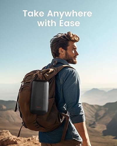 NEBULA Capsule 3 Laser Official All-in-One Travel Case, Customized for Capsule 3, Adapter, Remote Control, Cables and Stand, Waterproof and Protective Polyester
