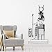 AKmene Calcomanías de Pared egipcias Pegatinas de Vinilo para Puertas y Ventanas de Estilo Egipcio para la decoración del hogar del dormitorio42X80cm