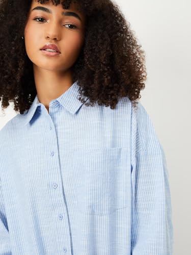 Image of Max Women Cotton Solid Regular Fit Shirt
