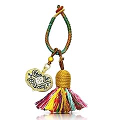 Lucky Heart Tassel Charm