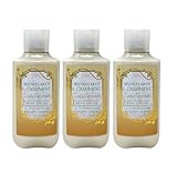 Lot of 3 Bath & Body Works Snowflakes & Cashmere Shea & Vitamin E Body Lotion 8 fl oz each