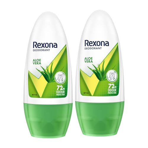 Rexona Aloe Vera Underarm Roll-On Deodorant for Women | 72 Hours ...