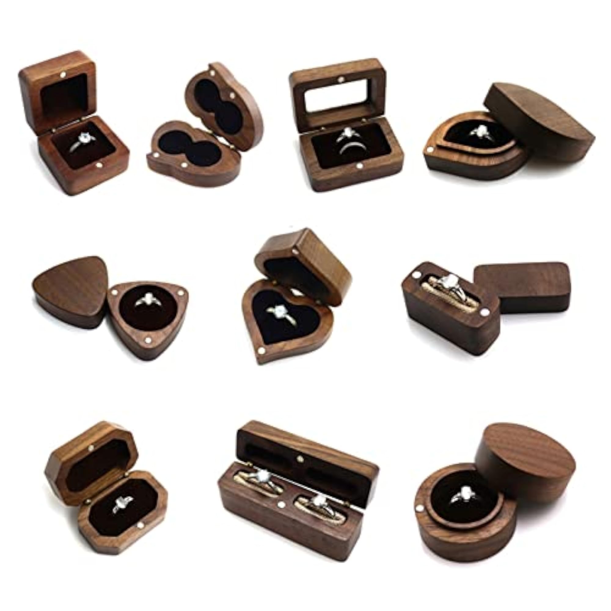 Engagement Ring Box, Small Storage for Proposal