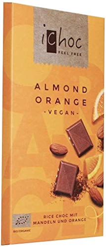 iChoc Almond Orange 80g | Chocolade vegan - Image 3