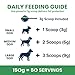 QUEPEYKI Dog Dental Powder & Breath Freshener - No-Brush Teeth Cleaning Food Topper for Plaque & Tartar Control - Oral Care: 1B CFU Probiotics, 1200mg Kelp per Scoop, SHMP - Chicken Liver, 150g