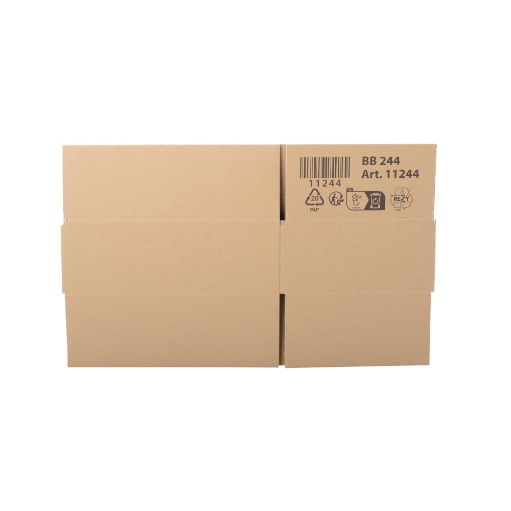BB-Verpackungen 400x DHL Kleinpaket C5 Faltkarton 229 x 162 x 80 mm 1-wellig (400 Stück) | weniger Füllmaterial, DHL-versandoptimiert und leichte Versandkarton für kleine Waren