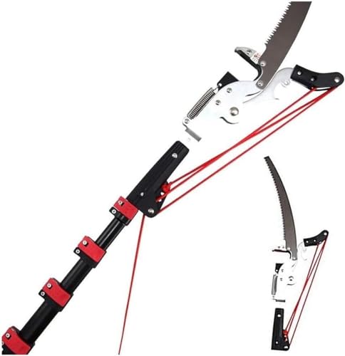 NAKEAH Telescopic Pole Saws Professional Tree Pruners Extendable Pruning Saw Gardening Landscaping Branch Saw Lopper Tools Telescopic (Size : 7.2M/24FT)