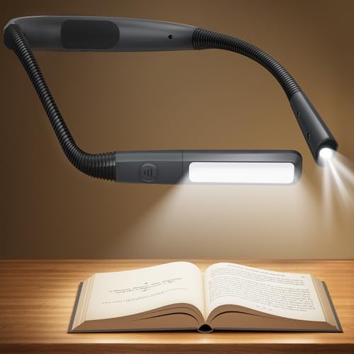 Glocusent Book Light, 100Hrs Long Lasting...