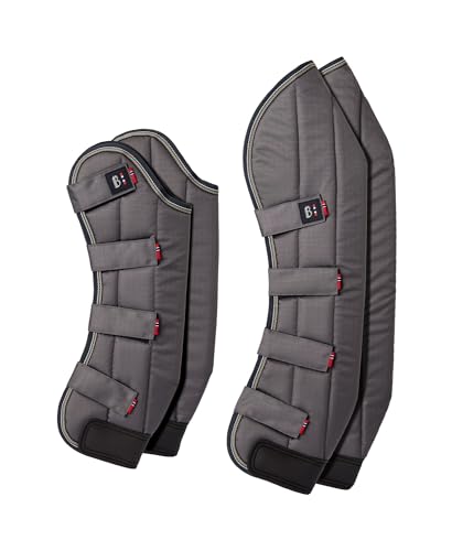 HORZE B Vertigo Wellington Shipping Boots (Set of 4) - Anthracite Grey - Horse