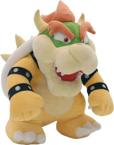 Peluche Bowser Super Mario 36 cm Together+ anti-déchirure durable
