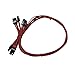 EVGA Red GS/PS (550/650 Watt) Power Supply Cable Set, Individually Sleeved(100-CR-0650-B9)