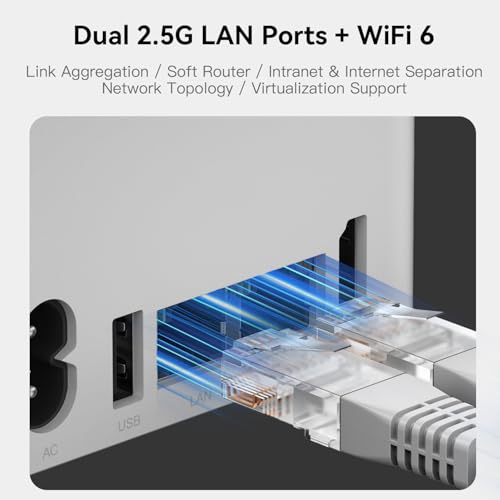 image for Beelink ME Mini PC, Desktop NAS Intel N95 12G LPDDR5, 64G EMMC, 6 x M.