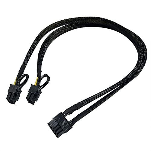 Cable Adaptador de Poder SATA 10pin a 8+8pin 50cm miniatura 2