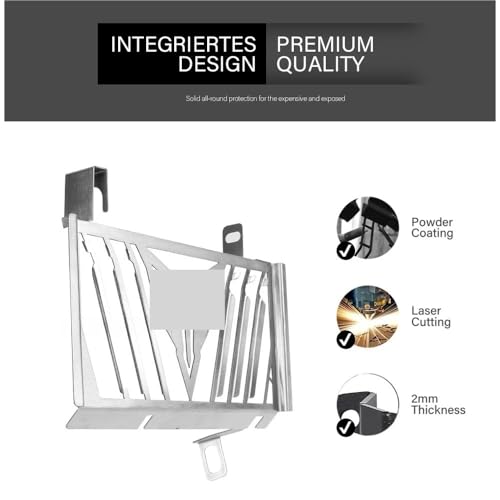 Protector de radiador contra piedras e impactos para moto MT 125 modelo 2020 5