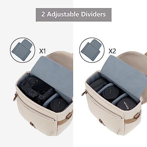 BAGSMART Canvas Crossbody