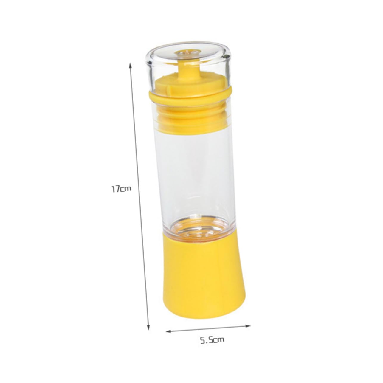 Garneck 1pc Heat Resistant Silicone Oil Bottle Brush for Bbq Baking Cooking for Meats Vegetables and Grilling Soft Durable and Easy to Store Yellow