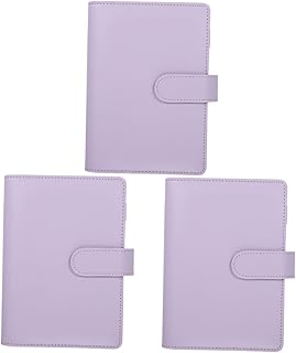 Ciieeo 3 Conjuntos De Renda Família Notebook Presentes Envelopes E Escritório Portátil Folha Violeta Planejador Envelope Pastas Com Zíper Dívida Um Diário De Adultos Finanças Orçamento