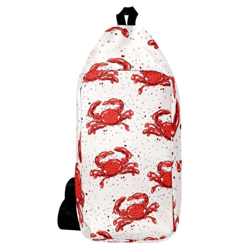 Sac à bandoulière crabes rouges ergonomique et léger