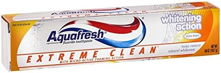 Aqua Fresh Extm White 5.6 Size 5.6z Aquafresh Extreme Clean Whitening Mint Toothpaste image 2