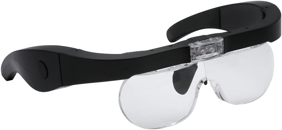Glasses Magnifier Led Four Magnifications Rechargeable Reading Magnifying Glass