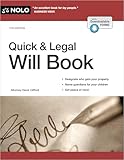 Quick & Legal Will Book