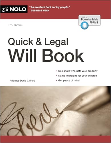 Quick & Legal Will Book