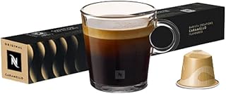 Nespresso Caramello Barista Creations Roasted Coffee Capsules, Original Line - 10 capsules in 1 Sleeve