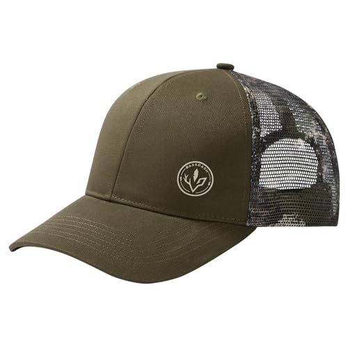 Casquette de pêche respirante Bassdash avec fermeture à pression et maille filet